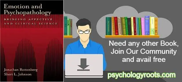 Emotion and Psychopathology by Jonathan Rottenberg