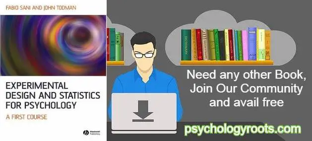 Experimental Design and Statistics for Psychology by Fabio Sani