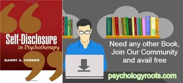 Self-Disclosure in Psychotherapy by Barry A. Farber