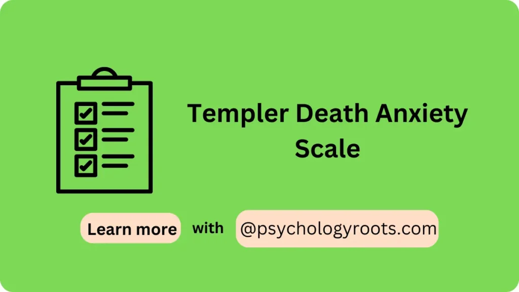 Templer Death Anxiety Scale