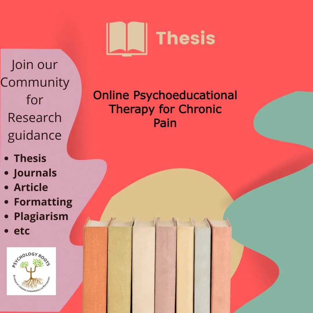 Online Psychoeducational Therapy for Chronic Pain