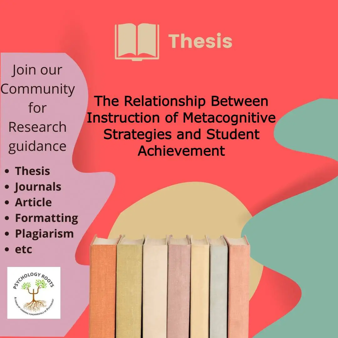 The Relationship Between Instruction of Metacognitive Strategies and Student Achievement