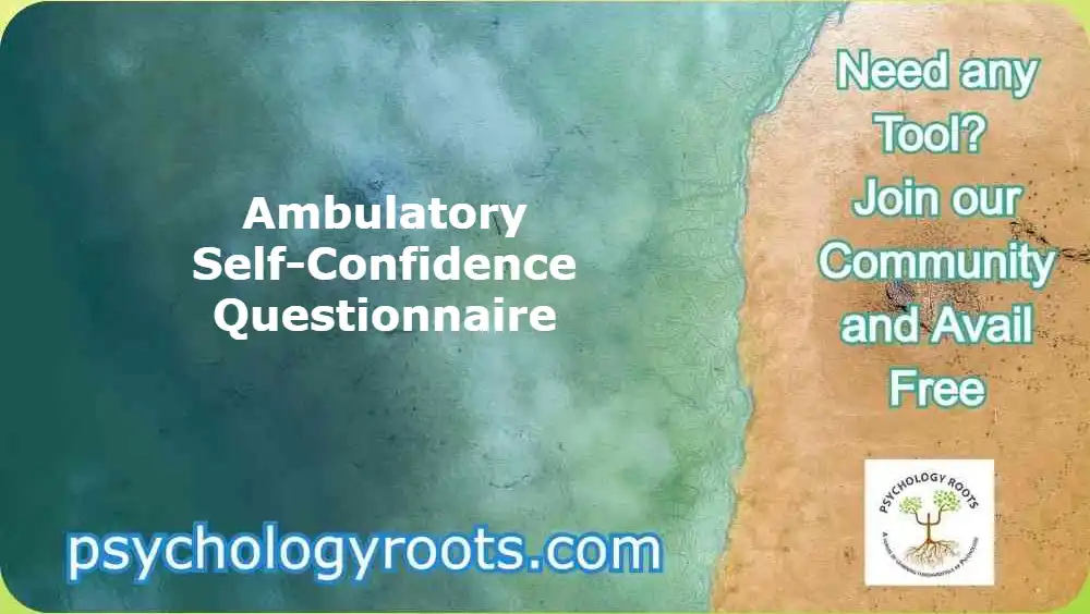 Ambulatory Self-Confidence Questionnaire
