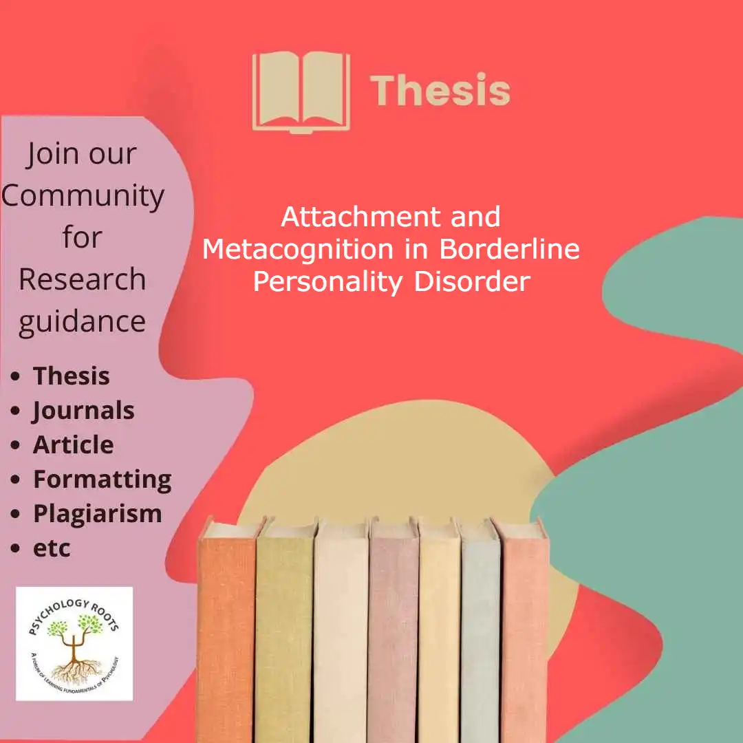 Attachment and Metacognition in Borderline Personality Disorder