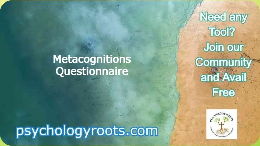 Metacognitions Questionnaire