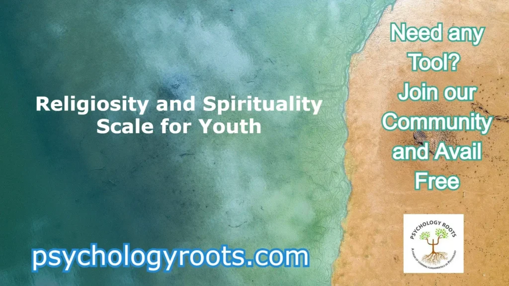 Religiosity and Spirituality Scale for Youth