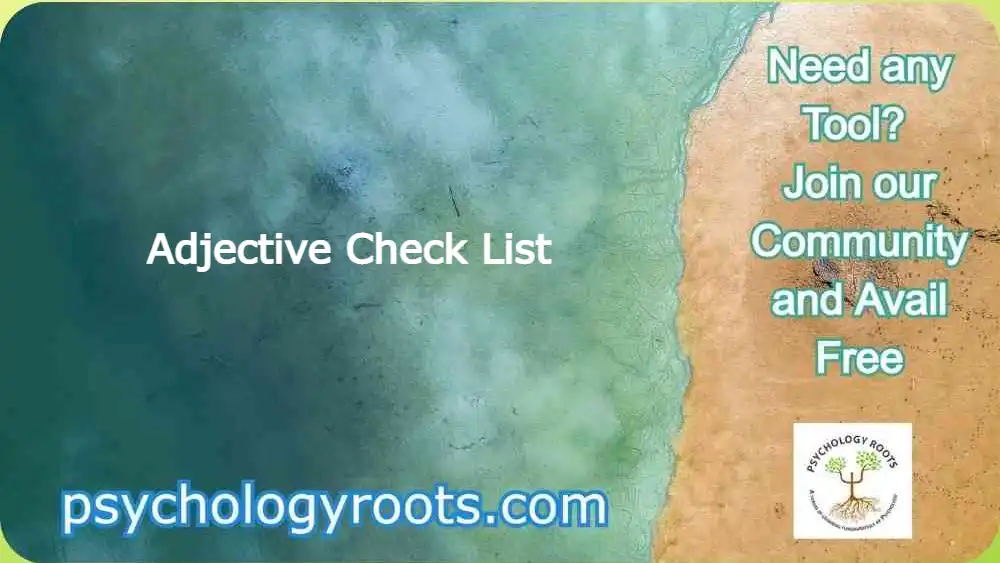 Adjective Check List
