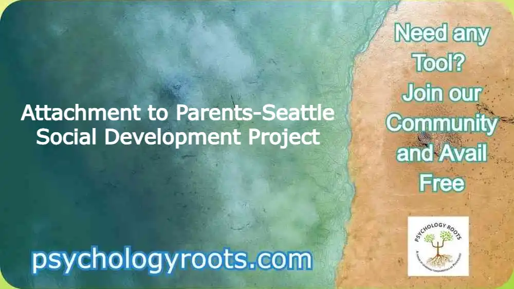 Attachment to Parents-Seattle Social Development Project