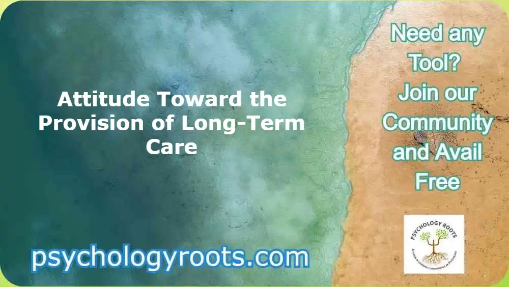Attitude Toward the Provision of Long-Term Care