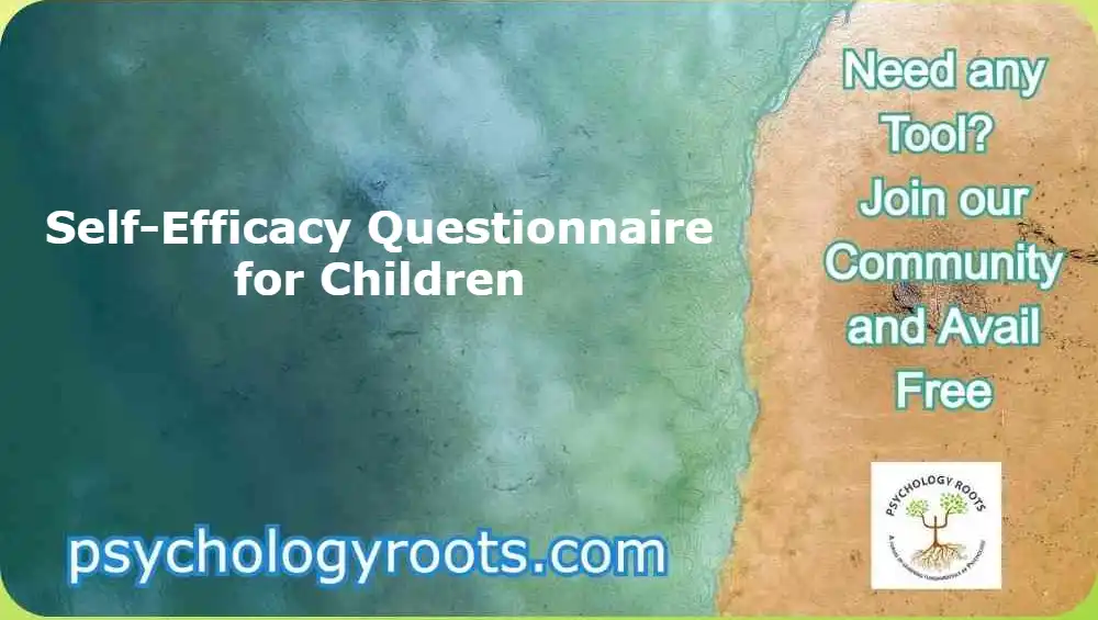  Self-Efficacy Questionnaire for Children