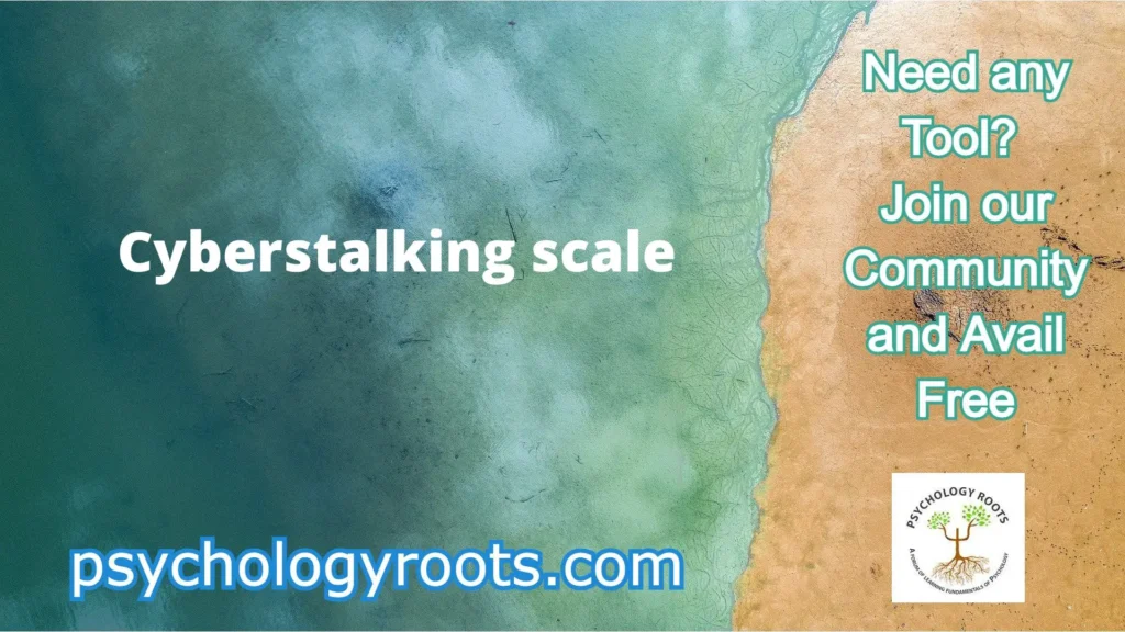Cyberstalking scale