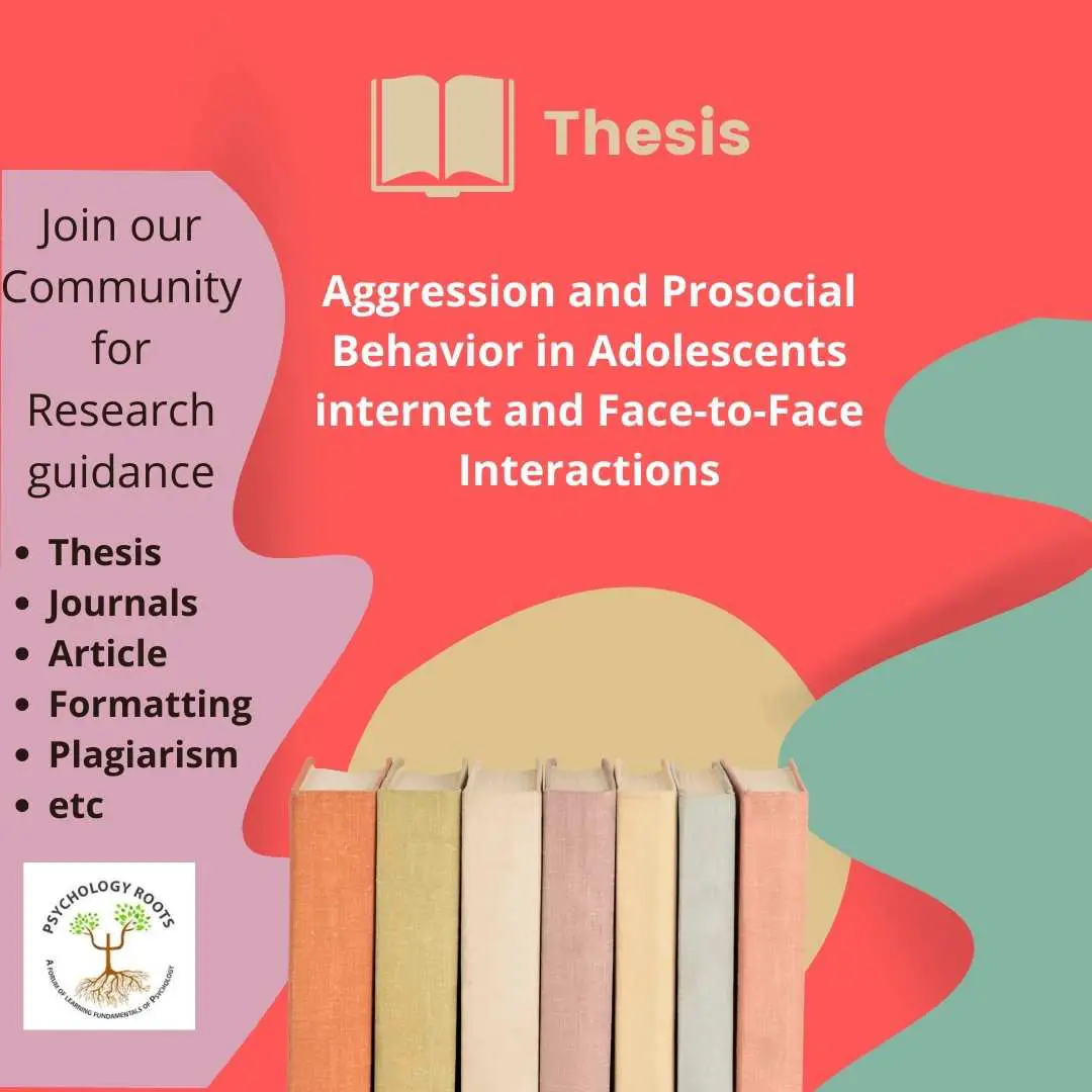 Aggression and Prosocial Behavior in Adolescents internet and Face-to-Face Interactions