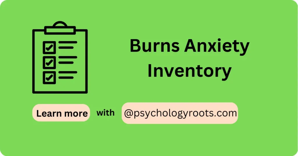 Burns Anxiety Inventory