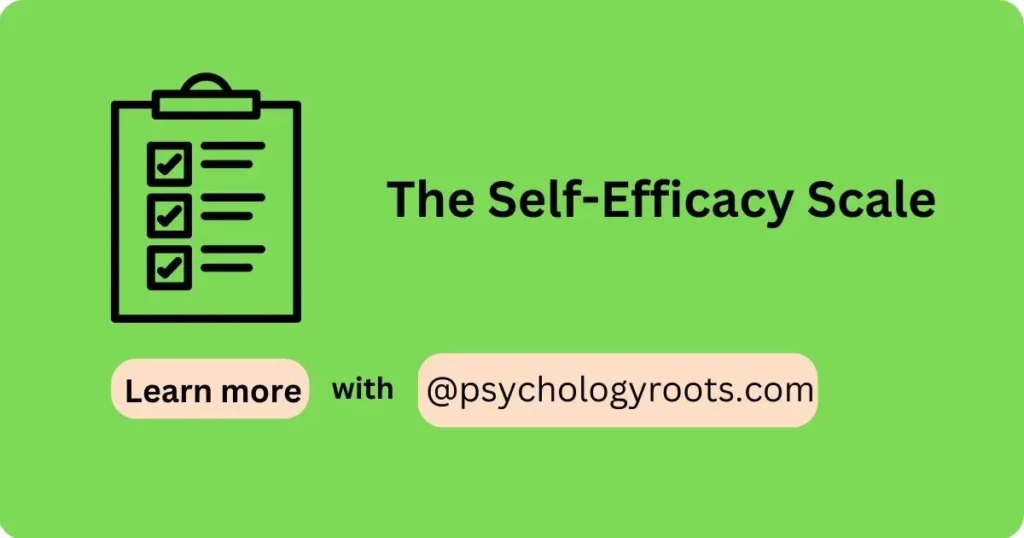 The Self-Efficacy Scale