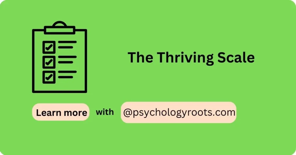 The Thriving Scale