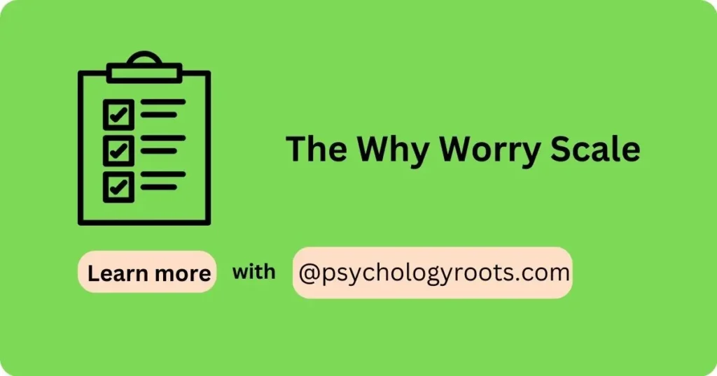 The Why Worry Scale