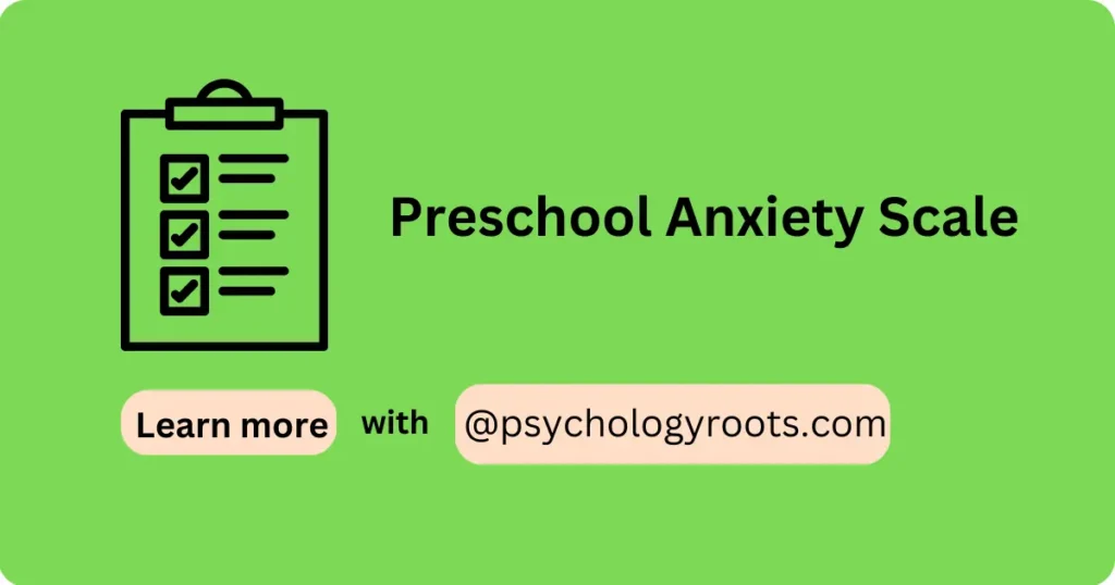Preschool Anxiety Scale