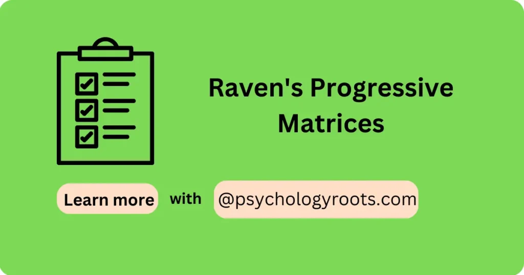 Raven's Progressive Matrices
