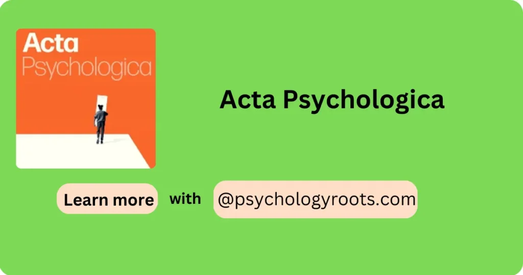 Acta Psychologica