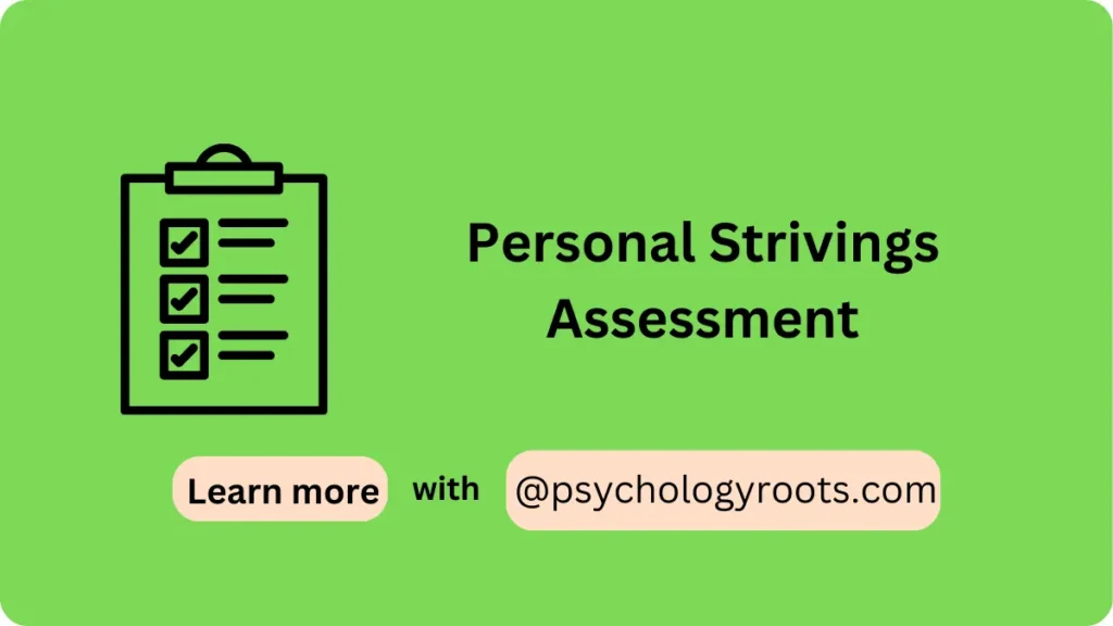 Personal Strivings Assessment