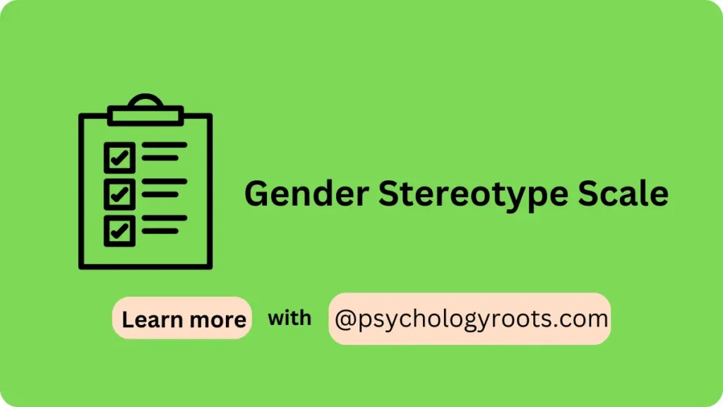 Gender Stereotype Scale