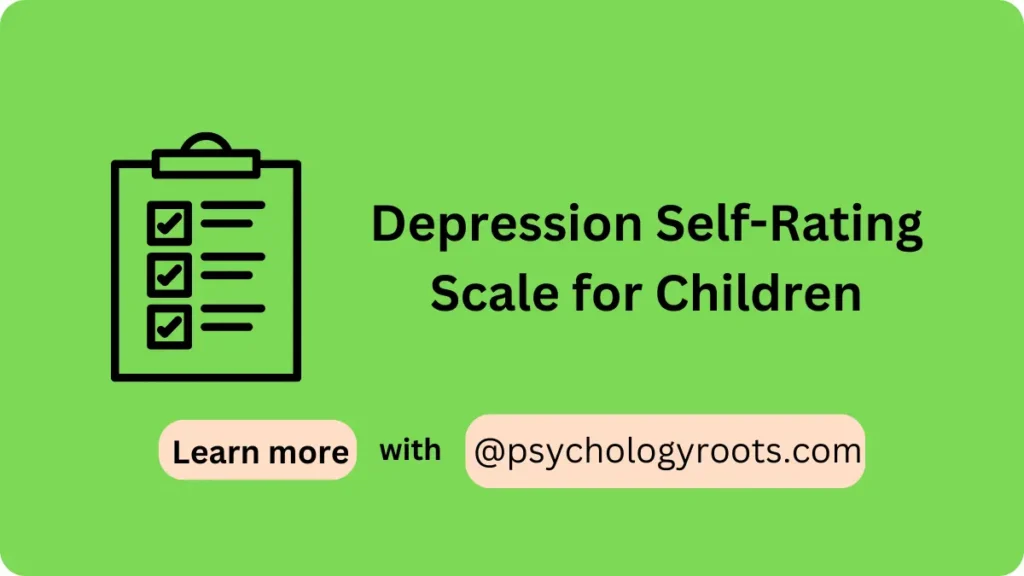Depression Self-Rating Scale for Children