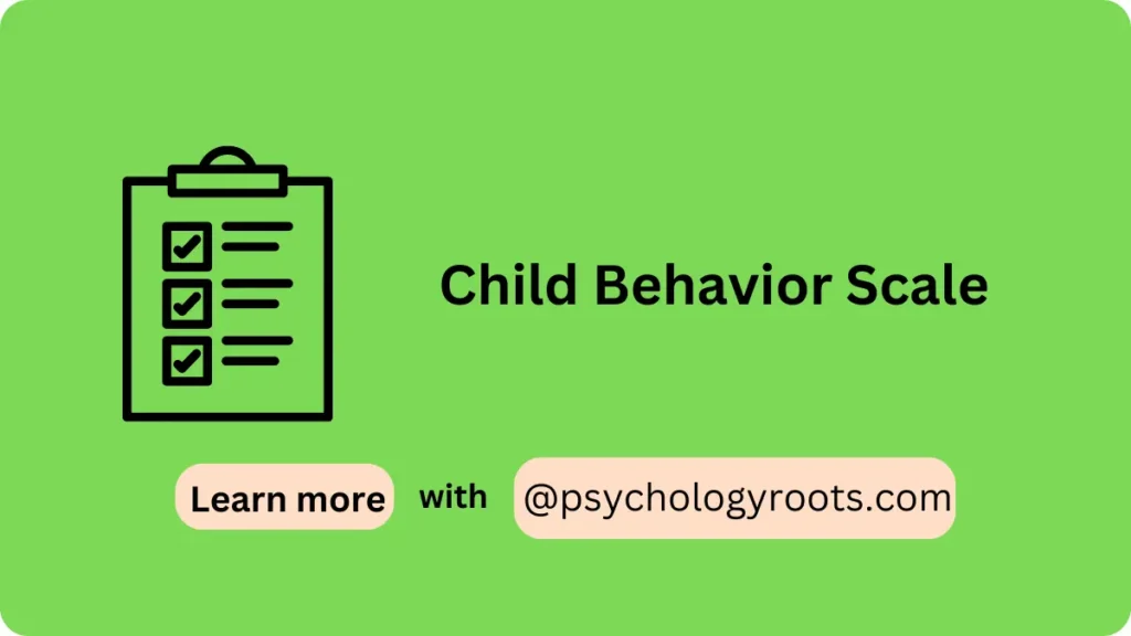 Child Behavior Scale