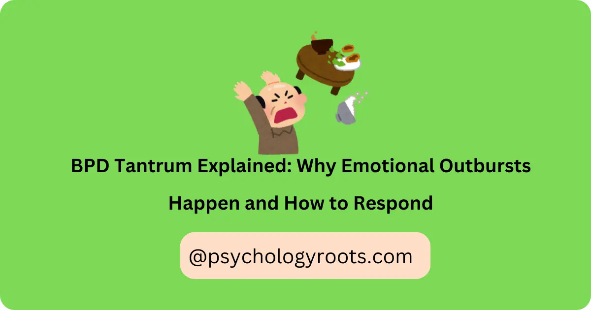 BPD Tantrum Explained: Why Emotional Outbursts Happen and How to Respond