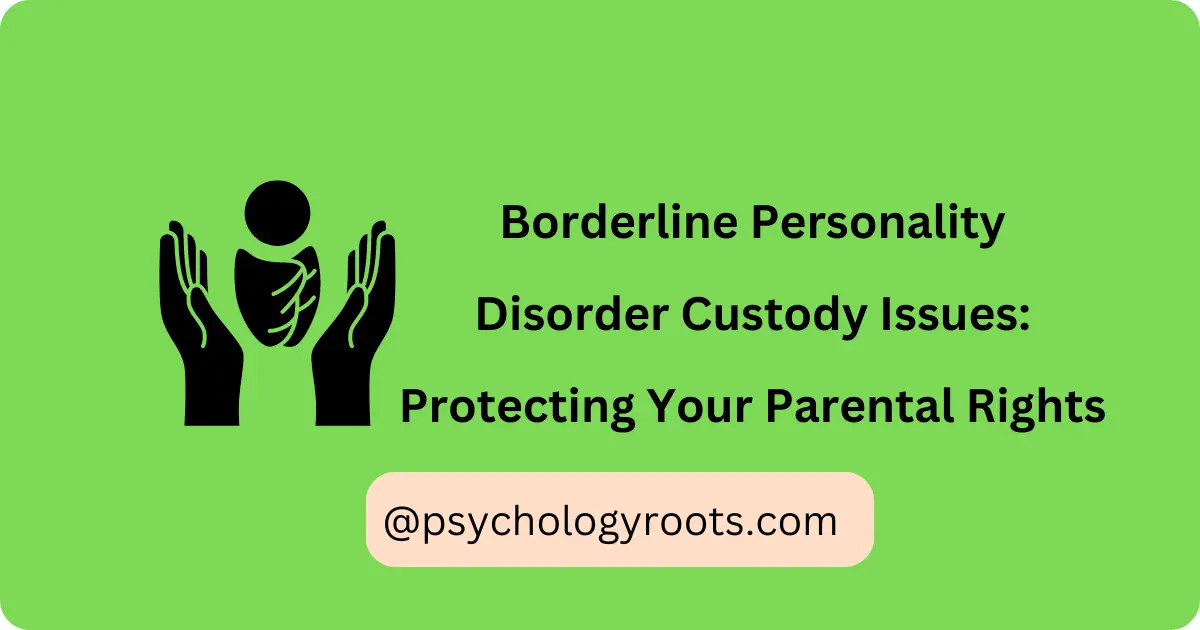 Borderline Personality Disorder Custody Issues: Protecting Your Parental Rights