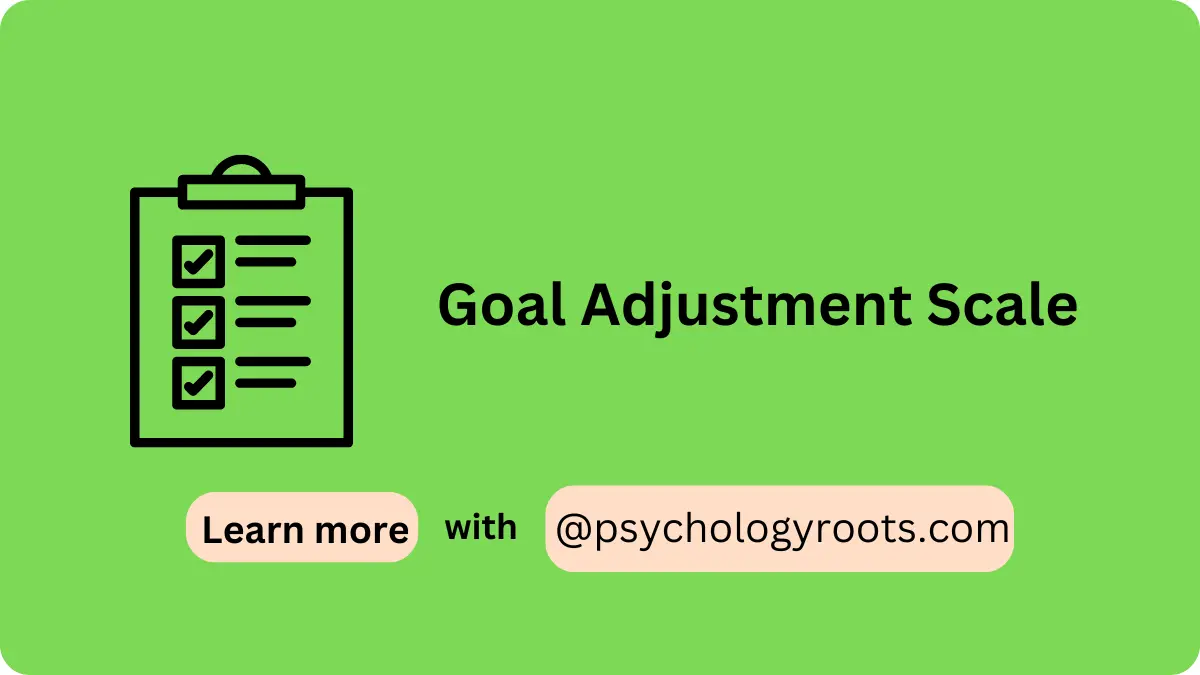 Goal Adjustment Scale