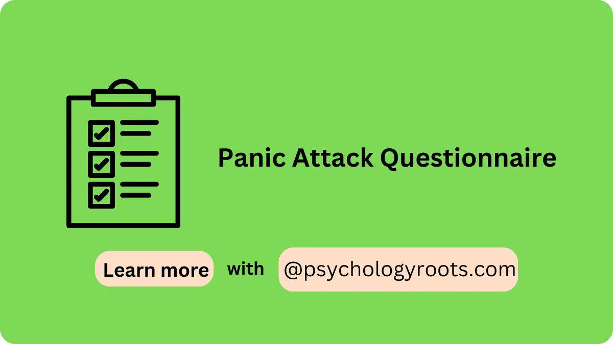Panic Attack Questionnaire