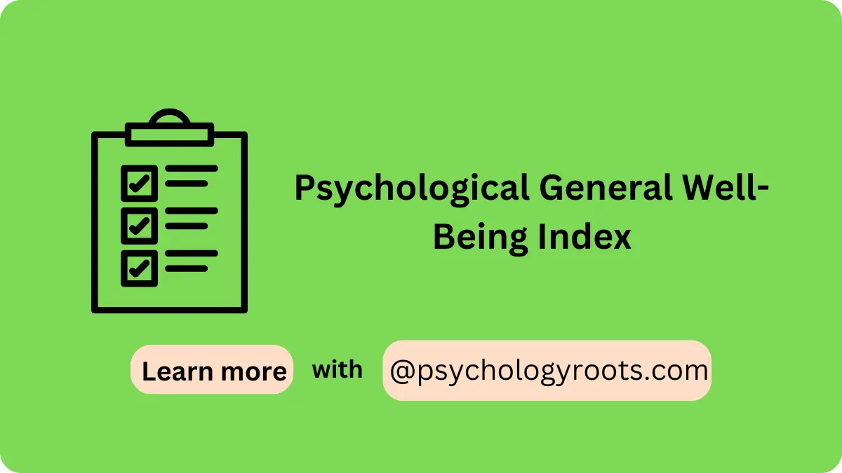 Psychological General Well-Being Index