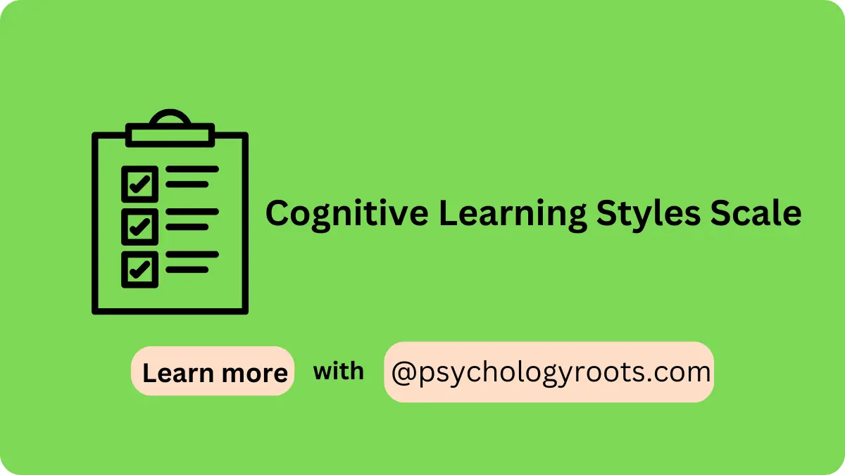 Cognitive Learning Styles Scale