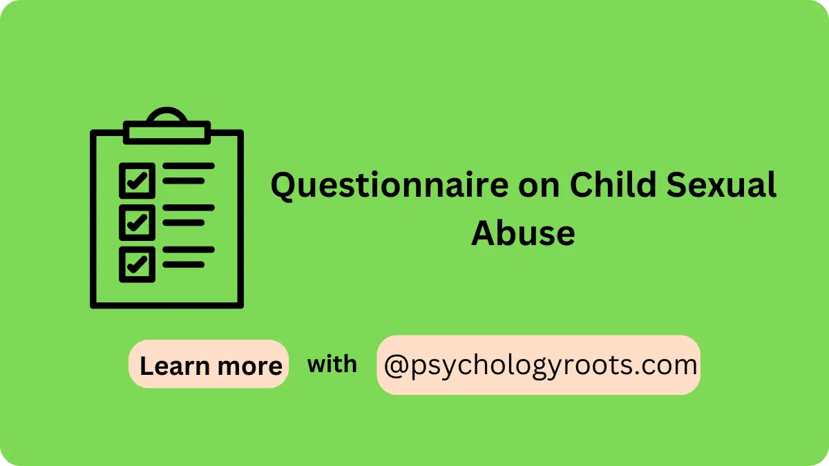 Questionnaire on Child Sexual Abuse
