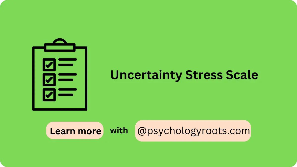 Uncertainty Stress Scale