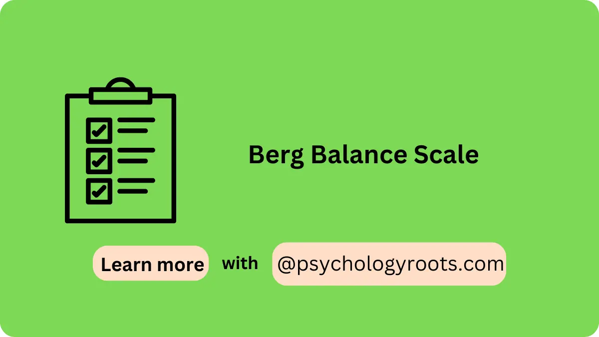 Berg Balance Scale