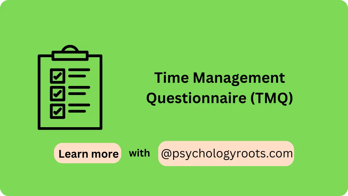 Time Management Questionnaire (TMQ)