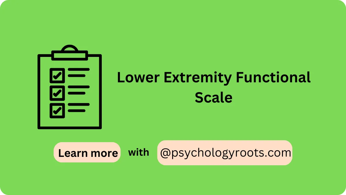 Lower Extremity Functional Scale