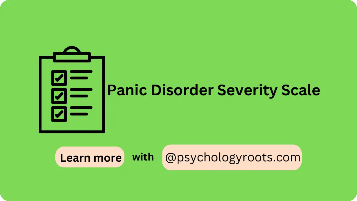 Panic Disorder Severity Scale