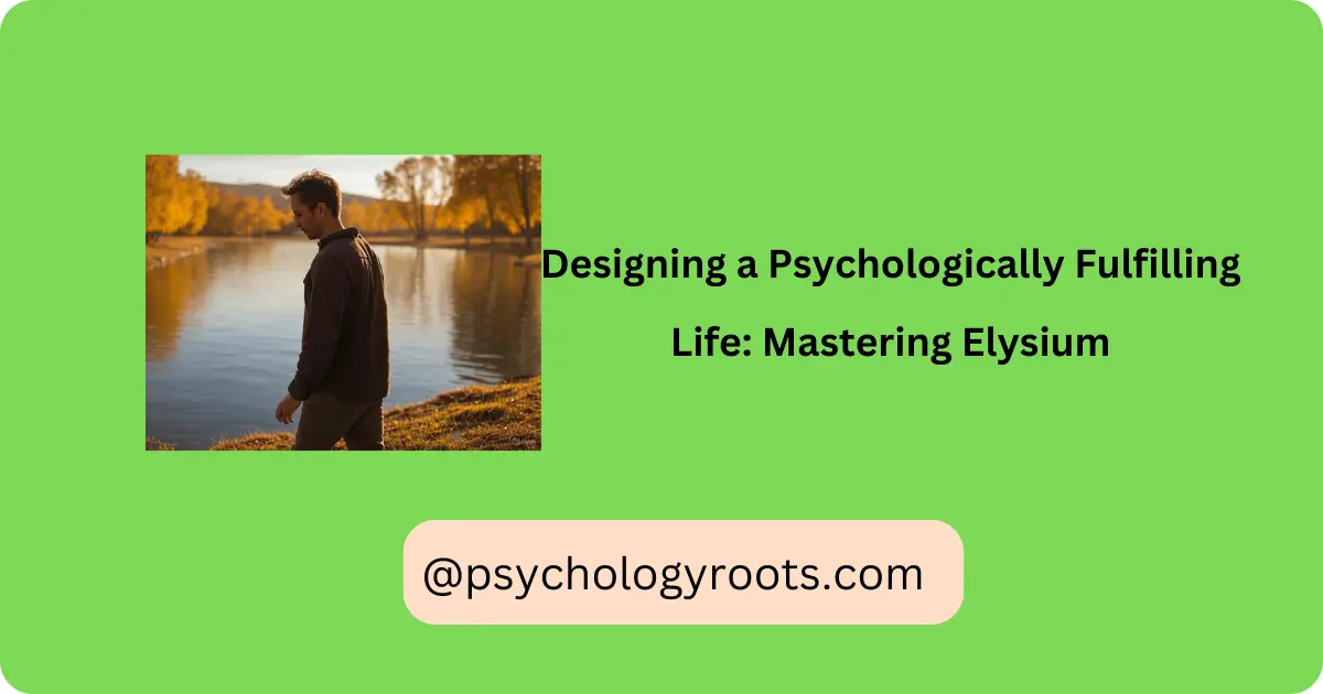 Designing a Psychologically Fulfilling Life: Mastering Elysium