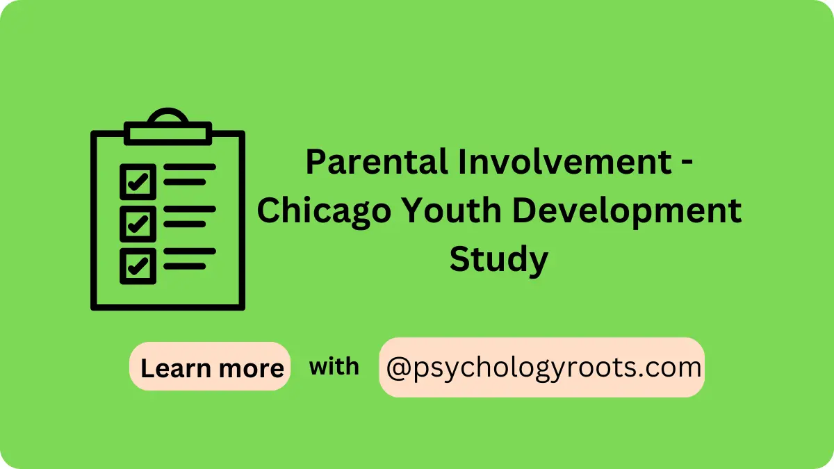 Parental Involvement - Chicago Youth Development Study