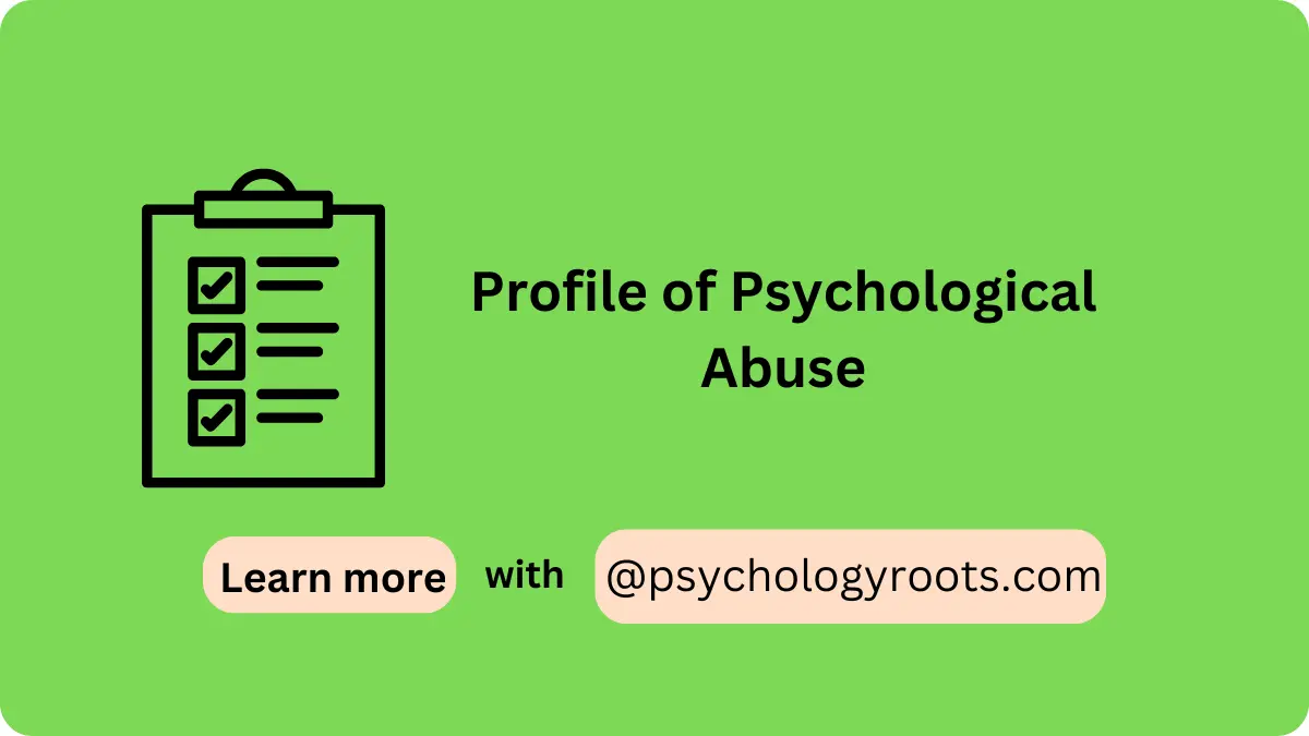 Profile of Psychological Abuse